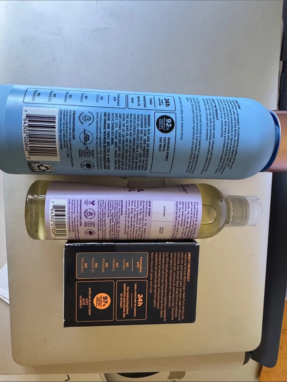 SheaMoisture Lavender & Wild Orchid Bath, Body & Massage Oil